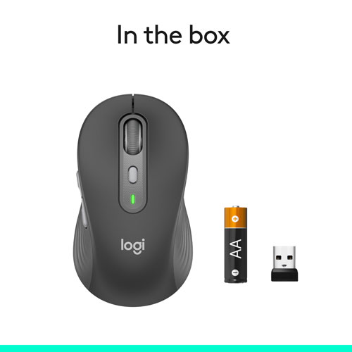 Logitech Signature Plus M750 L Bluetooth Optical Mouse - Graphite