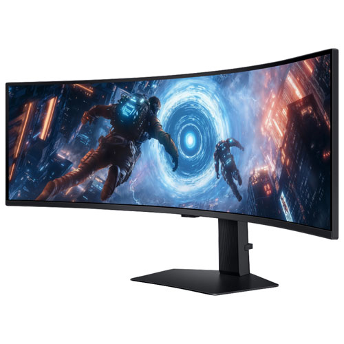 Samsung Odyssey G9 49" WQHD 144Hz 1ms GTG Curved VA LED FreeSync Gaming Monitor - Black