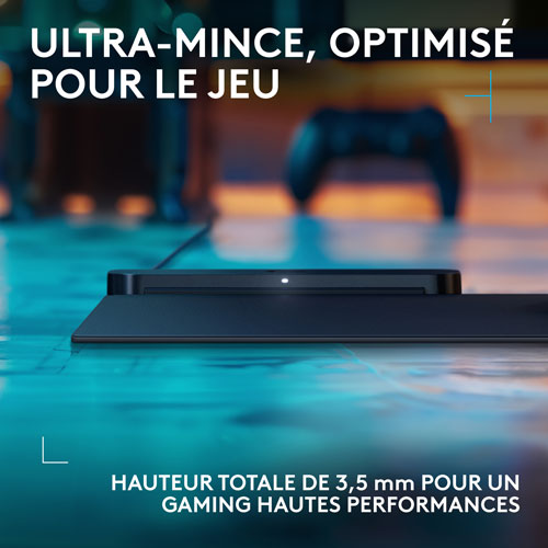 Tapis de souris de jeu G POWERPLAY 2 de Logitech avec recharge sans fil