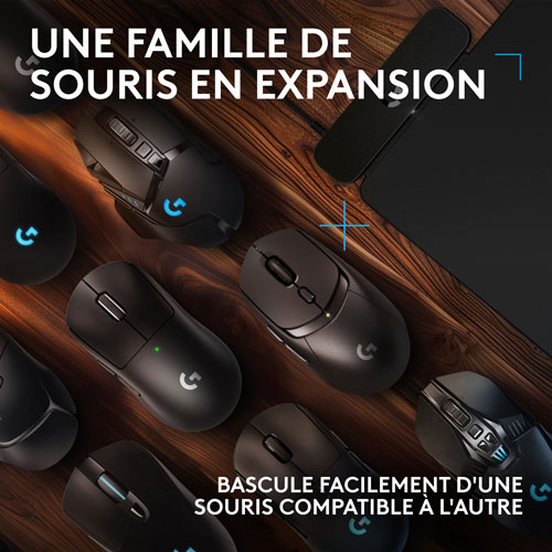 Tapis de souris de jeu G POWERPLAY 2 de Logitech avec recharge sans fil