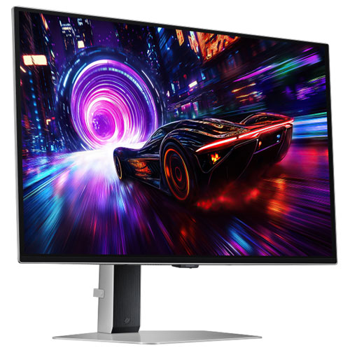 Samsung Odyssey 27" 4K Ultra HD 240Hz 0.03ms GTG OLED FreeSync Gaming Monitor (LS27FG810SNXZA) - Silver