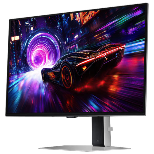 Moniteur de jeu DELO Ultra HD 4K 240 Hz 0,03 ms gris a gris FreeSync 32 po de Samsung (LS32FG810SNXZA) - Argenté
