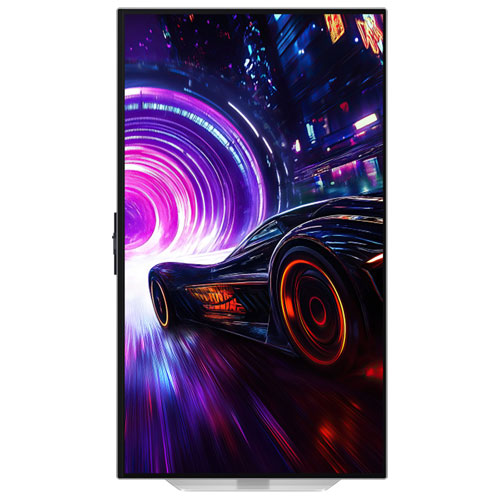 Moniteur de jeu DELO Ultra HD 4K 240 Hz 0,03 ms gris a gris FreeSync 32 po de Samsung (LS32FG810SNXZA) - Argenté