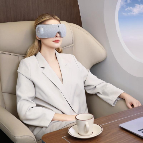 Breo EM005 Temple and Eye Massager with Heat Best Eye Massager for Migraines Headaches Dry Eyes Rechargeable Portable Eye Massager for Relaxation