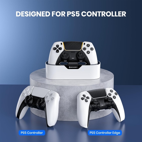 PS5 Controller Charger Station, Fast Charging Dock for PlayStation 5 Controllers, Single Controller Charging Stand Replacement for DualSense Edge