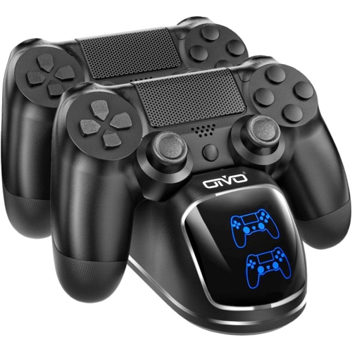 PS4 Controller Charger, Dual Shock 4 Controller Charging Docking Station with LED Light Indicators, Compatible with Sony PlayStation 4 PS4/PS4