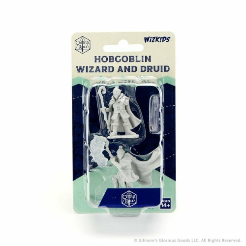 Critical Role Unpainted Miniatures Wave 1: Hobgoblin Wizard and Druid Male New