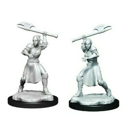 Critical Role Unpainted Miniatures Wave 1: Half-Elf Echo Knight and Echo Female