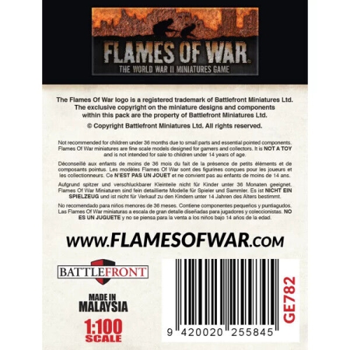 Flames of WarFallschirmjager Assault Rifle Platoon New