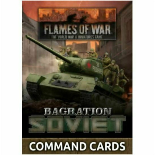 Flames of War - Bagration: Cartes de commandement soviétiques Nouveau