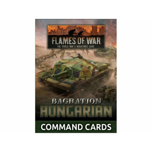 BATTLEFRONT  Flames Of War Hungarian Command Card Pack (33X Cards) New