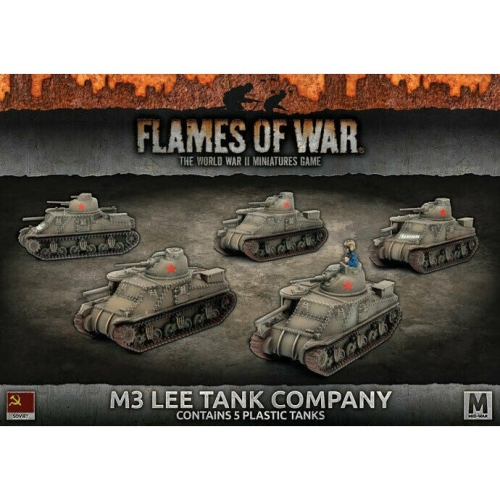 Flames of War Mid War Soviet M3 Lee Tank Company New
