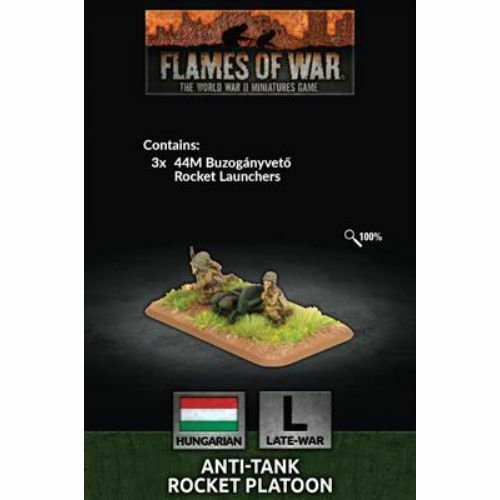 BATTLEFRONT  Flames Of War Hungarian Anti-Tank Rocket Platoon (X3) New
