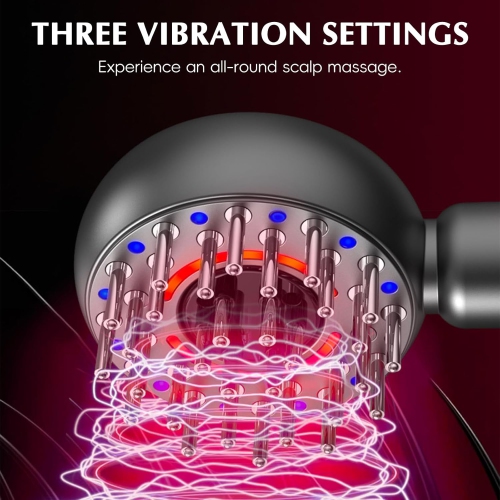 Peigne de massage électrique pour la croissance des cheveux Anti-Perte Cheveux Peigne de thérapie infrarouge Peigne de soins capillaires Red Light