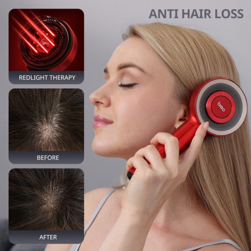 Breo Scalp3 Scalp Massager Comb Anti Hair Loss Scalp Massaging brush Hair Growth Care Scalp Hair Therapy Scalp Reduction Redlight Infrared Therapy He