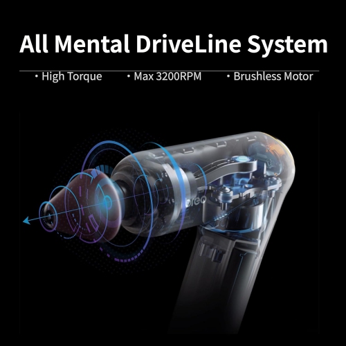 Breo Lucky 7 Deep Tissue Massage Gun with Heat Massage Gun For Back Pain Neck and Shoulders For Athletes Runners Muscle Recovery Relaxation Small but