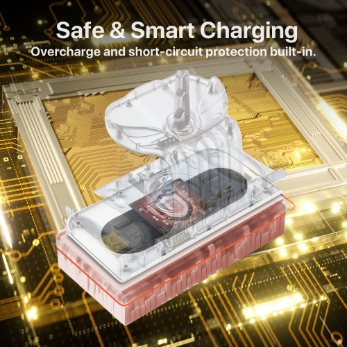 Ensemble RV pour Oculus/Meta Quest 3 – Station de recharge rapide avec lumières RVB et 2 batteries rechargeables + serre-tête à batterie