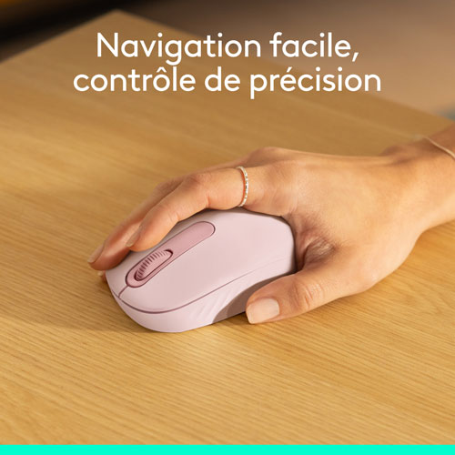 Souris optique Bluetooth de 1000 ppp M196 de Logitech - Rose