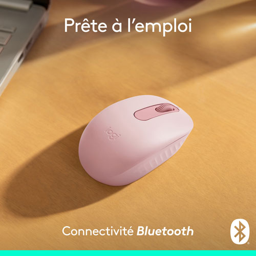 Souris optique Bluetooth de 1000 ppp M196 de Logitech - Rose