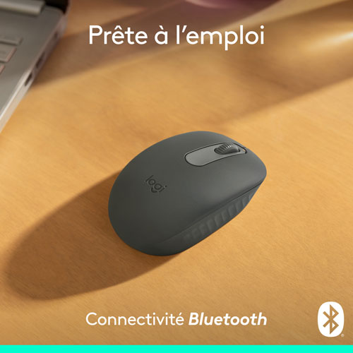 Souris optique Bluetooth de 1000 ppp M196 de Logitech - Graphite