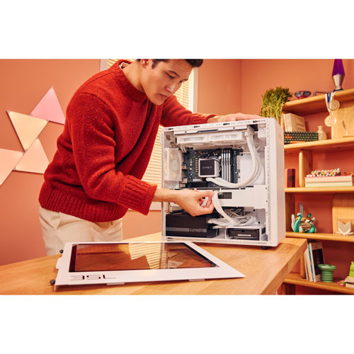 Ordinateur de jeu Omen 35L de HP - Blanc - Exclusivité de Best Buy