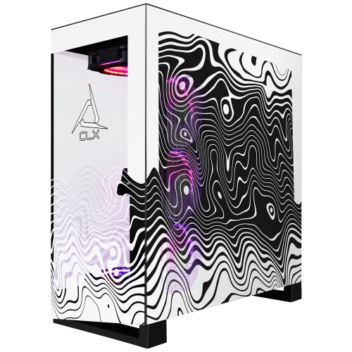 CLX Horus Gaming Desktop - Liquid Cooled AMD Ryzen 7 9800X3D 4.7GHz 8-Core Processor, 64GB DDR5 Memory, RTX 5070 Ti 16GB GDDR7 Graphics, 2TB SSD, 6TB