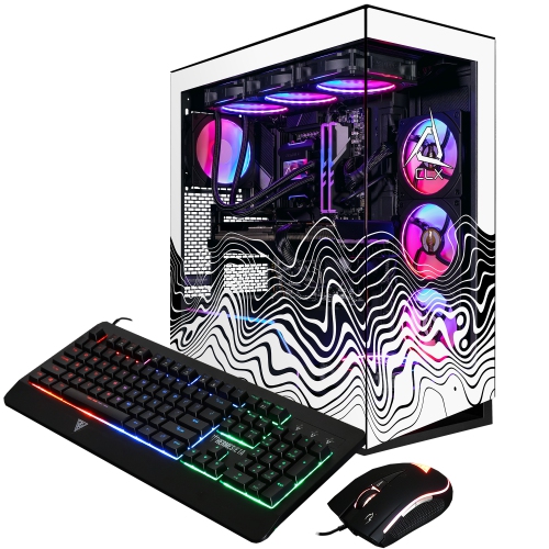 CLX Horus Gaming Desktop - Liquid Cooled AMD Ryzen 7 9800X3D 4.7GHz 8-Core Processor, 64GB DDR5 Memory, RTX 5070 Ti 16GB GDDR7 Graphics, 2TB SSD, 6TB