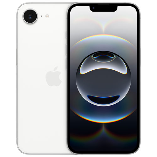 Image 1 of 12.. Koodo Apple iPhone 16e 128GB - White - Monthly Tab Payment