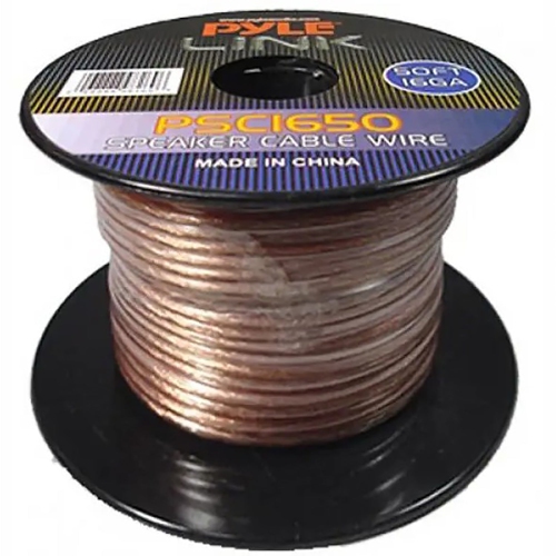 Pyle Link - 2 Conductor Speaker Cable, 16AWG, 50 Feet Length