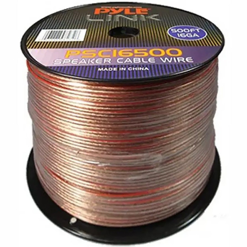 PYLE LINK  - 2 Conductor Speaker Cable, 16Awg, 500 Feet Length