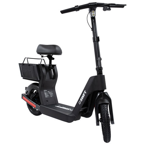 Image 1 de 5.. Trottinette électrique assis-debout SD de SWFT - Noir