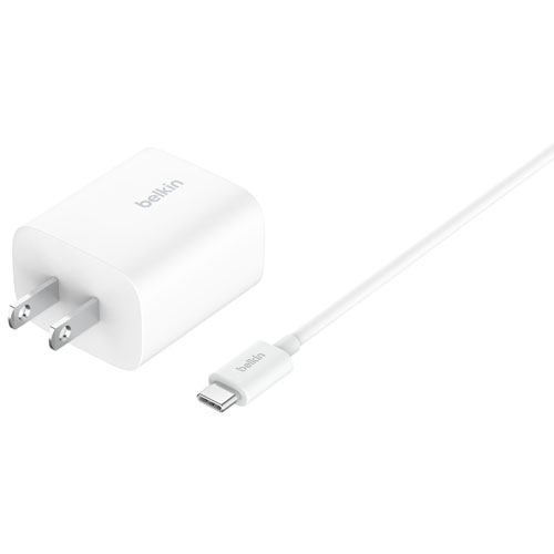 Tapis de chargement magnétique sans fil Qi2 de 15 W de Belkin - Blanc