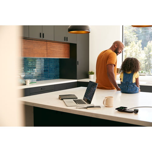 Belkin 3in-1 15W Qi2 Wireless USB-C Charging Pad - Black