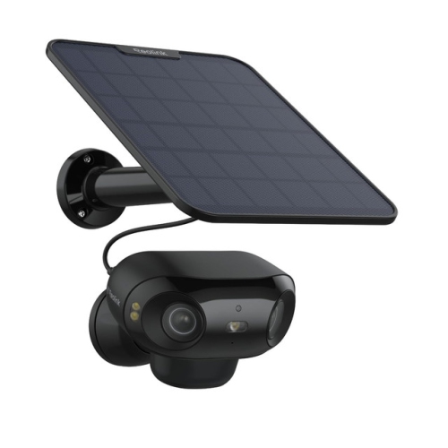 REOLINK  4K Solar Security Camera, Rechargeable Battery Wireless Outdoor Camera With Dual-Band Wi-Fi 6, 180° Blindspot-Free View, Argus 4 Pro -