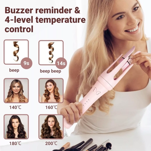 Automatic Curling Iron Rotating Curling Wand 32mm Hair Curling Iron Curly Hair Styling Tools