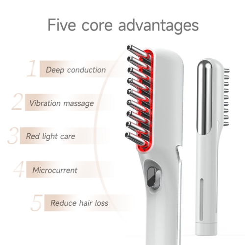 Red Light Hair Growth Comb,Anti-hair Loss Scalp Care Comb,Scalp Massage Comb,Electronic Scalp Massager Brush