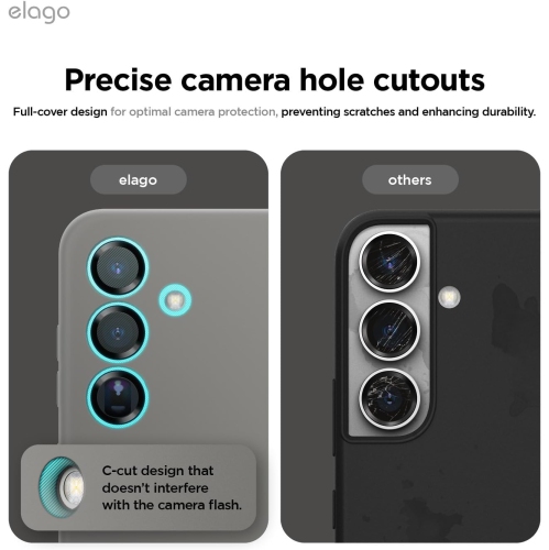 Elago Compatible avec Samsung Galaxy S25 Plus, étui en silicone liquide, antichoc, étui mince pour téléphone, doublure en microfibre douce