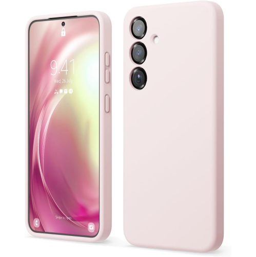 Elago Compatible avec Samsung Galaxy S25 Plus, étui en silicone liquide, antichoc, étui mince pour téléphone, doublure douce en microfibre