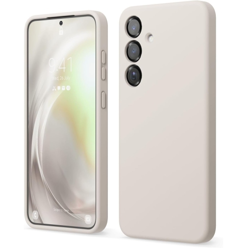 Elago Compatible avec Samsung Galaxy S25 Plus, étui en silicone liquide, antichoc, étui mince pour téléphone, doublure douce en microfibre