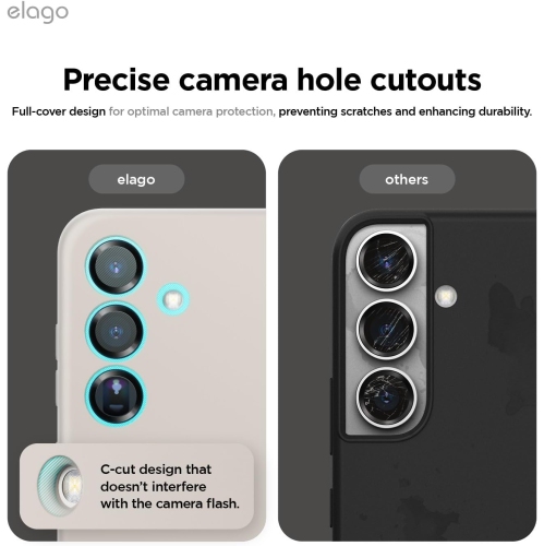 Elago Compatible avec Samsung Galaxy S25 Plus, étui en silicone liquide, antichoc, étui mince pour téléphone, doublure douce en microfibre