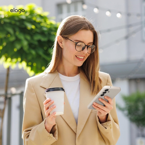 Elago Compatible avec Samsung Galaxy S25 Plus, étui en silicone liquide, antichoc, étui mince pour téléphone, doublure douce en microfibre