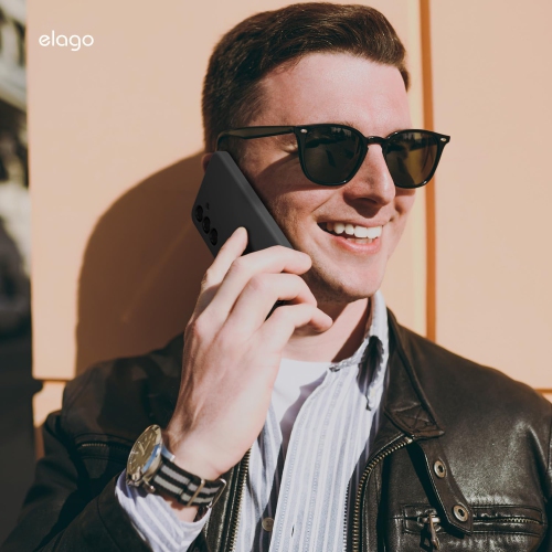 Elago Compatible avec Samsung Galaxy S25 Plus, étui en silicone liquide, antichoc, étui mince pour téléphone, doublure douce en microfibre