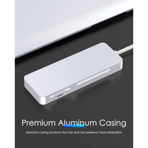 USB 3.0 to CF/SD/Micro SD Card Reader, SD 3.0 Card Adapter for SD/SDHC/SDXC/MMC/RS-MMC/Micro SD/Micro SDHC/Micro SDXC/CF Type I, Windows, MacOS,