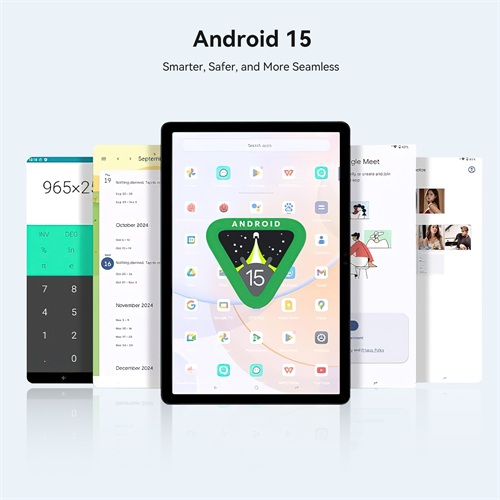 Blackview Mega2 Android 15 Tablet 2025, 12" Android Tablet with FHD+2K Display, 24GB RAM + 256GB ROM, 9000mAh, Gaming Tablet with Pen &Case,