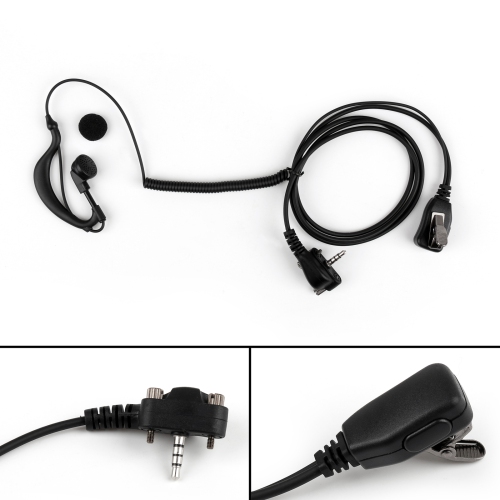 5Pcs 3.5mm G-shape Curve Earpiece Headset PTT For Vertex VX231 VX261 VX264 VX351