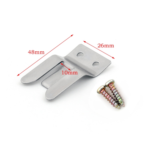 10x Mobile Car Radio Microphone Mounting Iron Clip For FT-1807/1907/7800/7900