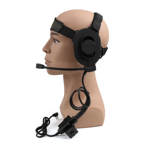 5x HD01 Z Tactical Bowman Elite II Headset U94PTT For Kenwood Radio Walkie-Talkie