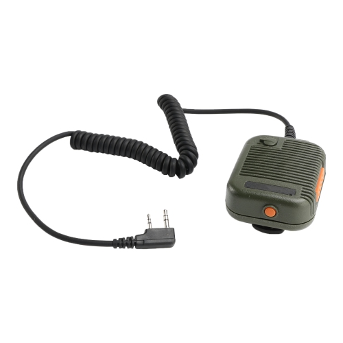 Haut-parleur de microphone AR-152 pour TK-208 TH-D7 RPU416A KG669 TG-K4AT PX-777 Vert