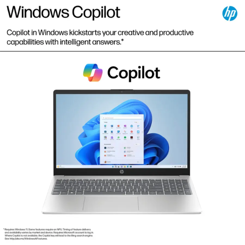 HP 15.6" Touchscreen Laptop - Intel Core i3 - 16GB DDR4 - 256GB SSD - Windows 11 Home S Mode - Natural Silver by HP - Refurbished condition - Image 5