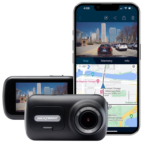 Refurbished Excellent - Nextbase 322GW Full HD 1080p Dash Cam with 2.5" LED HD IPS Touch Screen & Wi-Fi